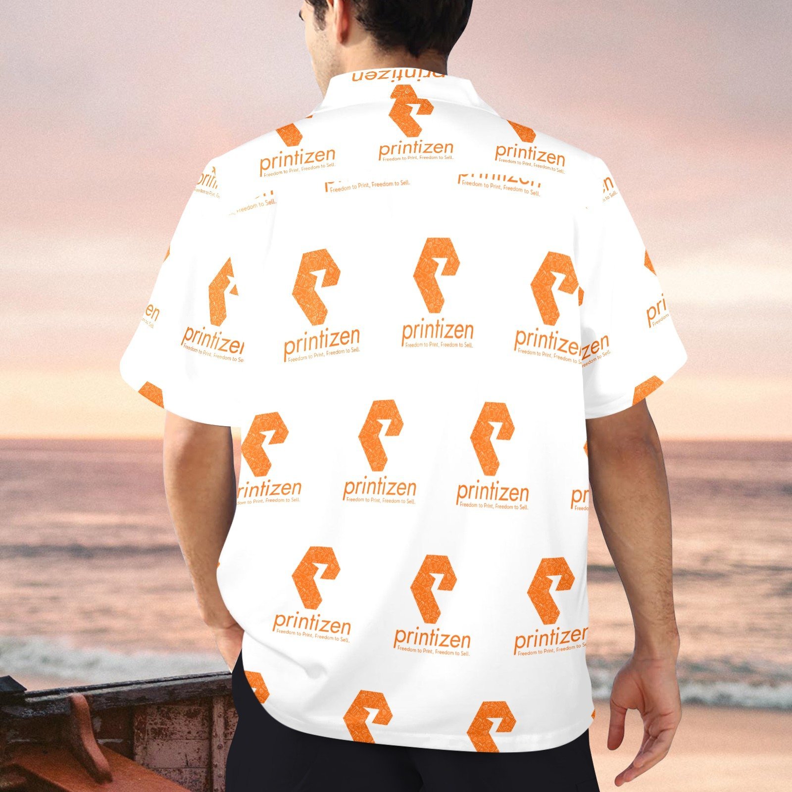 Unisex AOP Hawaiian Shirt - Image 5
