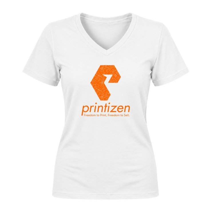 Women’s Short Sleeve V-neck T-shirt (Demo)